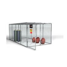 Armorgard GGC14 Gorilla Gas Cage, Modular Bolt-together Gas Cage - 2412 x 4866 x 1831 mm