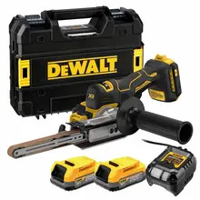 DeWalt DCM200E2T XR Brushless Band File 18V 2 x 1.7Ah POWERSTACK&trade; Li-ion