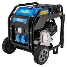 Draper Petrol Open Frame Inverter Generator with Wheels, 3800W