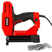 Excel 11061 2-in-1 Electric Stapler Nailer Gun 18G Heavy Duty 240V 