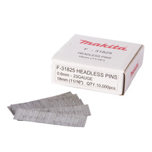 Makita F-31825 18mm Bright Headless Pins for BPT/DPT Nailers 10000pk