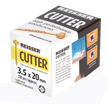 Reisser Cutter Yellow Countersunk Pozi Screws 3.5mm X 20mm (Box Of 200)