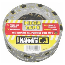 Everbuild MEGA ALL PURPOSE Tape Silver 50mm - 483329