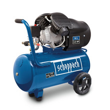Scheppach 3hp 50 Litre Electric Double Cylinder Air Compressor 8 Bar Pressure | HC52DC