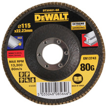 DeWalt EX Flap Disc 115mm X 22.2mm X 80G