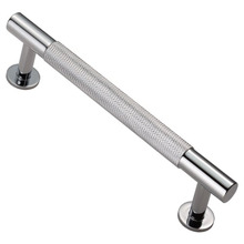Eclipse 128 mm Knurled Cupboard Handle (2PK) - Satin Nickel Plate - J95621