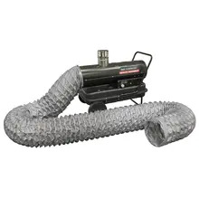 Sealey ABI600COMBO Space Warmer&reg; Indirect Kerosene/Diesel Heater 68,000Btu/hr with 5M Ducting