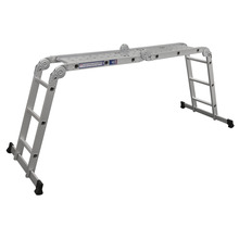 4-Way Aluminium Folding Platform Ladder - EN 131