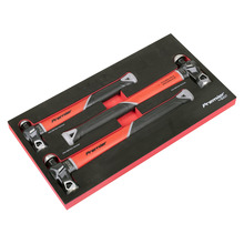 Sealey AK2033 Premier Ball Pein Hammer Set with Fibreglass Shafts 3pc