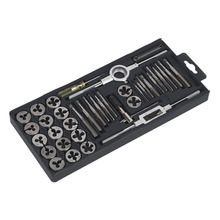 Sealey AK301 Metric Tap & Die Set Split Dies 40pc