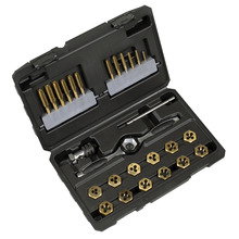 Sealey AK3026 Titanium Coated Hexagonal Tap & Die Set 26pc
