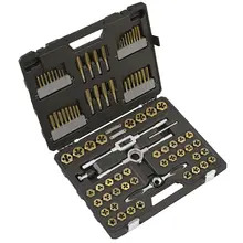 Sealey AK3086HIM Premier Metric/Imperial Hexagonal Tap & Die Set 86pc