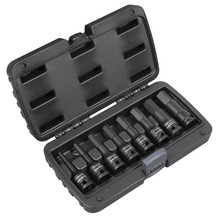 Sealey AK5600 Premier Imperial Hex Impact Socket Bit Set 1/2