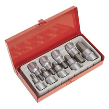 Sealey AK620 Premier Hex Socket Bit Set 1/2