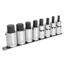 Sealey AK62258 Premier Hex Socket Bit Set 1/2