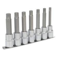 Sealey AK6235 Premier Ribe Socket Bit Set 1/2