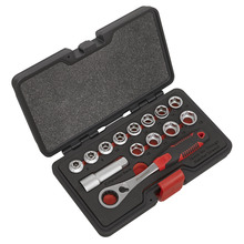 Sealey AK6926 Premier Low Profile Go-Through Socket Set 14pc