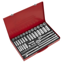 Sealey AK6942 Premier Socket Set 3/8
