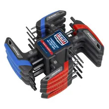 Sealey AK7147 T-Handle Hex & TRX-Star* Key Set 14pc