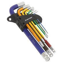 Premier Long Ball-End Hex Key Set 9pc