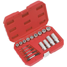 Sealey AK751 Premier Bolt, Stud & Screw Extractor Set 18pc