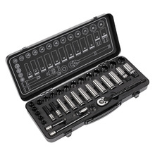 Sealey AK7971 Premier Black Socket Set 3/8