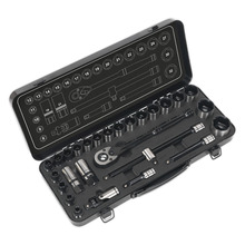 Sealey AK7972 Premier Black Socket Set 1/2