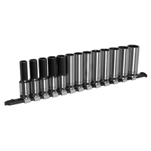 Sealey AK7995 Premier Black Deep Socket Set 1/2