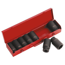 Sealey AK80/9M Premier Deep Impact Socket Set 3/4