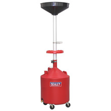 Gravity Discharge Mobile Oil Drainer 80L