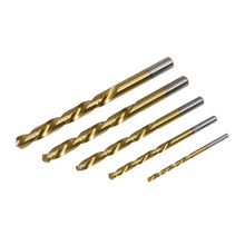 Left-Hand Spiral Drill Bit Set 5pc