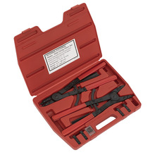Sealey AK8501 Premier Heavy-Duty Circlip Pliers Set Internal/External 400mm
