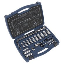 Sealey AK8991 Premier Socket Set 3/8