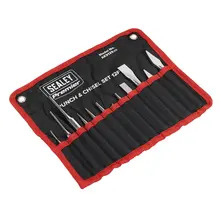 Sealey AK9129 Premier Punch & Chisel Set 12pc