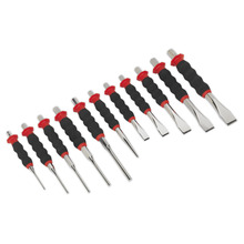 Sealey AK9135 Premier Sheathed Punch & Chisel Set 11pc