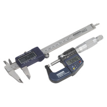 Sealey AK9637D Digital Measuring Set 2pc