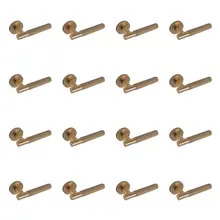 Eclipse 62237x16 Knurled Lever on Rose - Matt Antique Brass 16pk