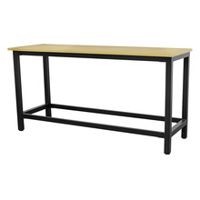 Heavy-Duty Steel Workbench with 25mm MDF Top 1.8m