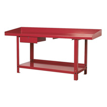 Steel Workbench with Drawer 2m