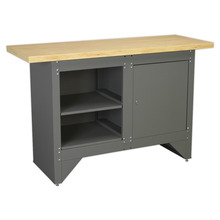 Sealey Heavy-Duty Workbench with Cupboard