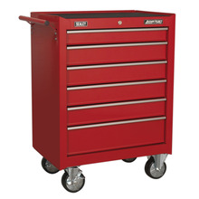 American PRO® Rollcab 6 Drawer - Red