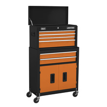 American PRO® Topchest & Rollcab Combination 6 Drawer - Orange