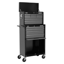 Sealey American PRO® Topchest & Rollcab Combination 13 Drawer - Black/Grey