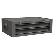 Sealey AP26029TG Superline PRO&reg; Mid-Box Tool Chest 2 Drawer - Grey/Black