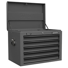 Superline PRO® Topchest 5 Drawer - Grey/Black