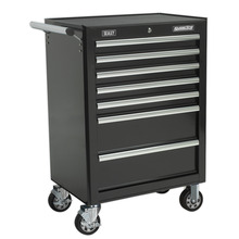 Superline PRO® Rollcab 7 Drawer - Black