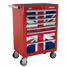 Superline PRO® Rollcab 7 Drawer & Union Jack Graphics Pack