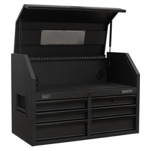 Superline PRO® Black Edition Topchest with 6 Soft Close Drawers & Power Strip 910mm
