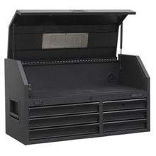 Superline PRO® Black Edition Topchest with 6 Soft Close Drawers & Power Strip 1030mm