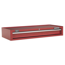 Superline PRO® Heavy-Duty Mid-Box Tool Chest with Drawer - Red